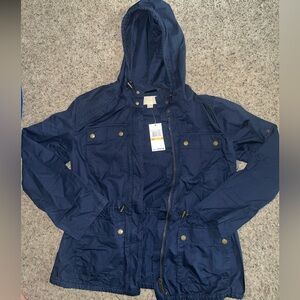 Michael Kors Navy Utility Jacket